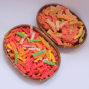 kerupuk shinjuku kepang warna
