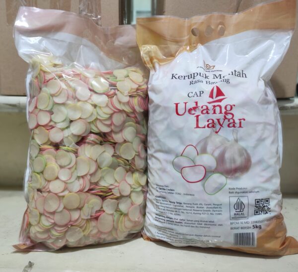Kerupuk Mentah Rasa Bawang