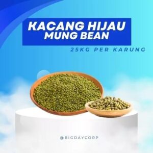 Kacang Hijau 25 Kg Per Sak / Per Karung